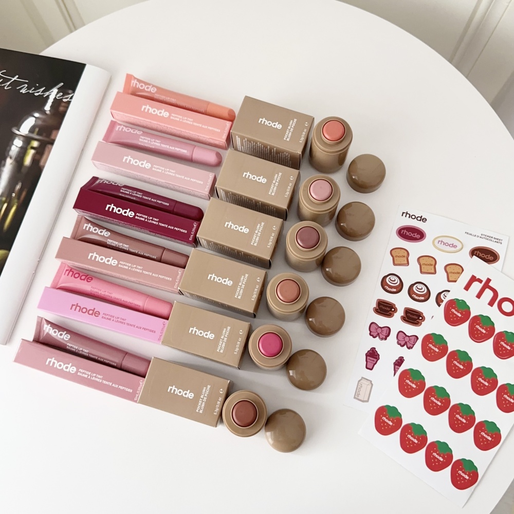 Lip Balm - Hot Rhode Lip Gloss Cheek Blush