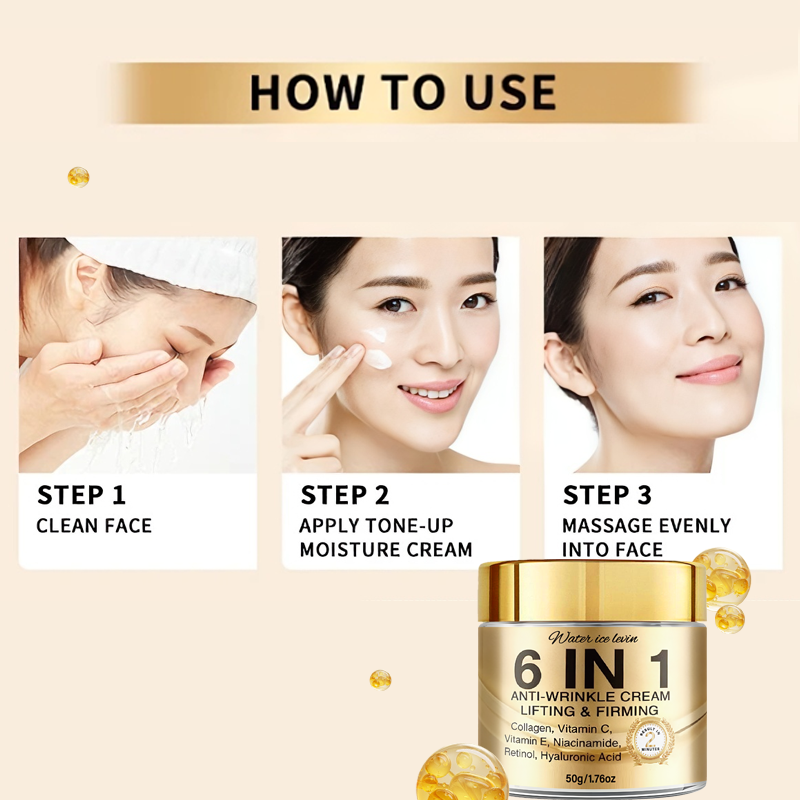 6-In-1 Anti-Wrinkle Cream. Lif - đánh giá và giá Retinol Cream