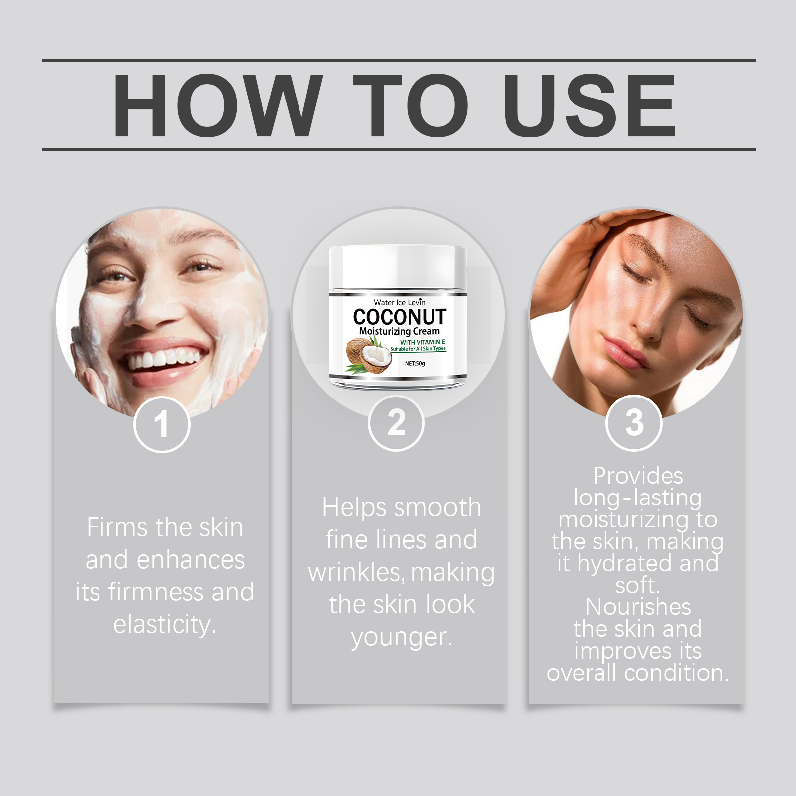 50g Coconut Oil Moisturizing C - đánh giá và giá Retinol Cream