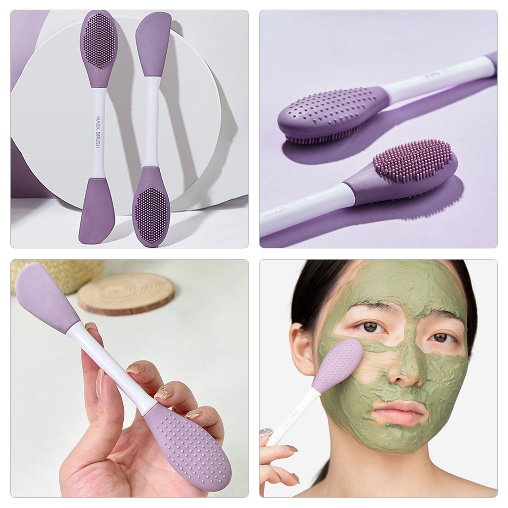 Silicone Mask Brush Dual heade - đánh giá và giá Cleanser Face
