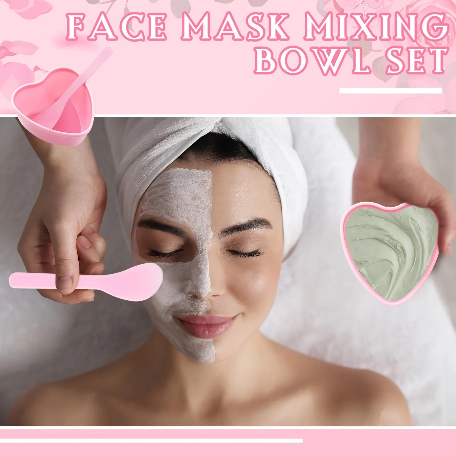 6-piece Pink Heart Shaped Faci - đánh giá và giá Face Mask Skincare
