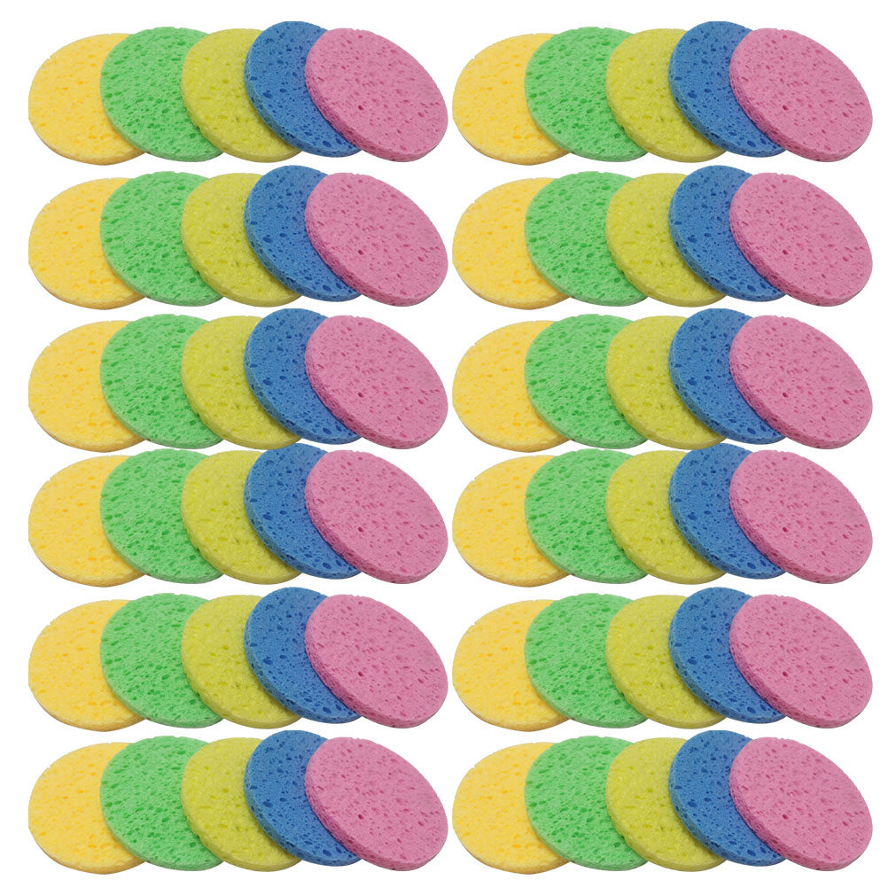 50Pcs Facial Sponge for Sensit - đánh giá và giá Cleanser Face