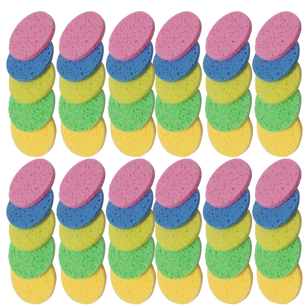 50Pcs Facial Sponge for Sensit - đánh giá và giá Cleanser Face