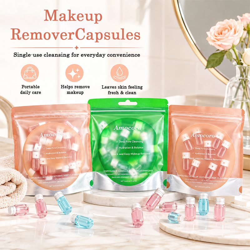 Amococo 3pcs Disposable Cleans - đánh giá và giá Face Oil Rosehip
