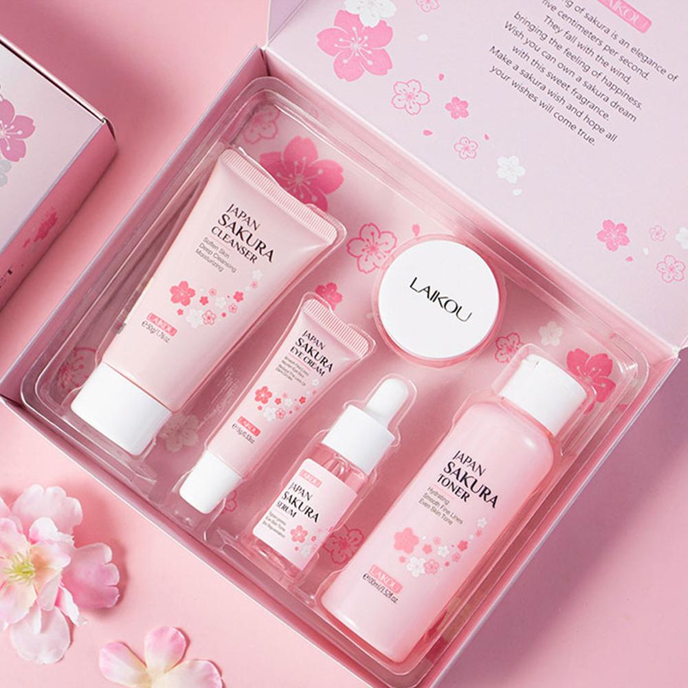 LAIKOU Japan Sakura Skin Care  - đánh giá và giá Skincare Glowing