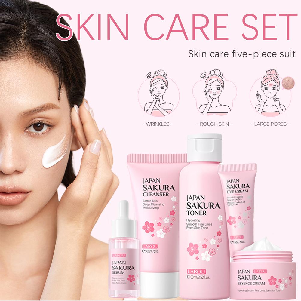 LAIKOU Japan Sakura Skin Care  - đánh giá và giá Skincare Glowing