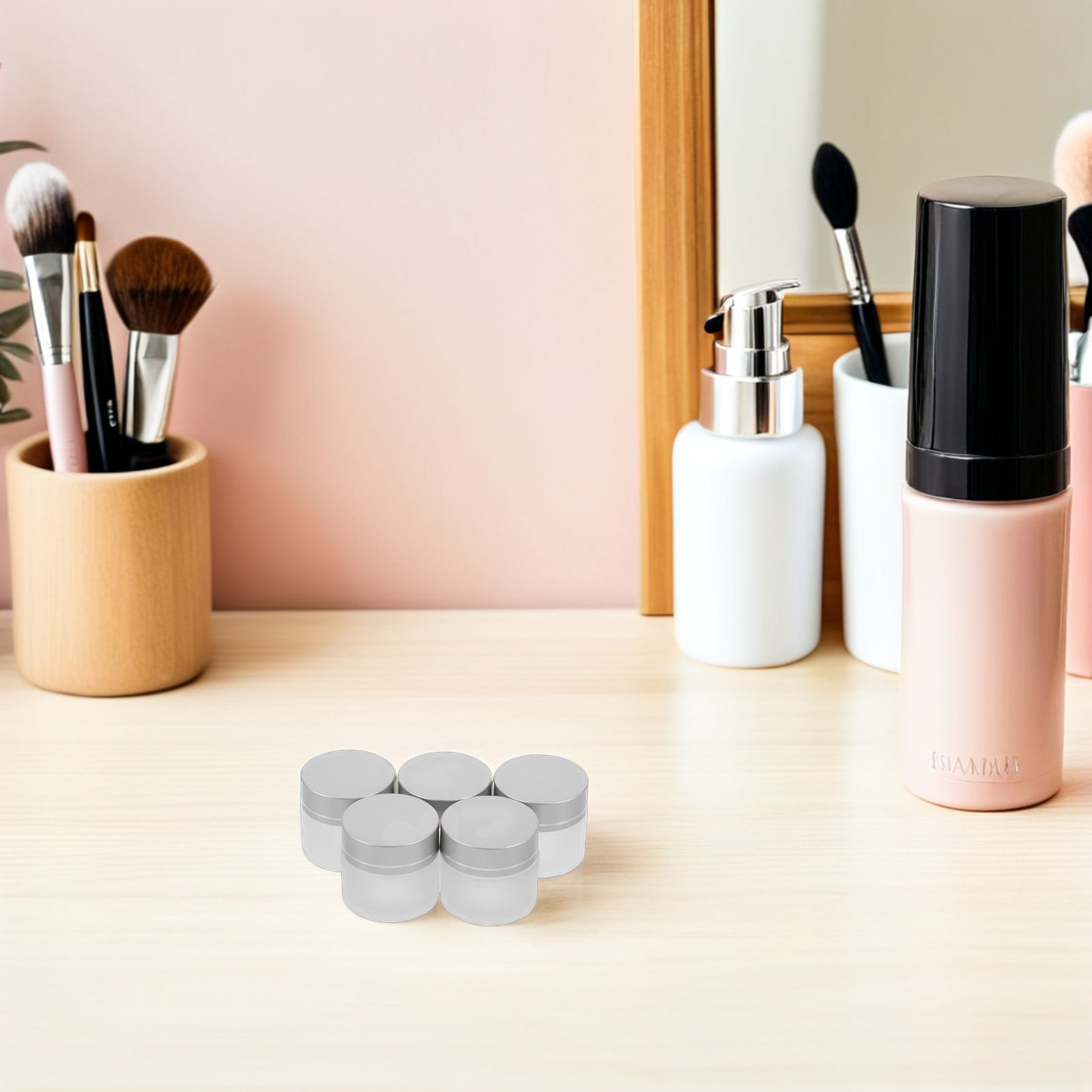 15Pcs Frosted Glass Jars Refil - đánh giá và giá Body Lotion