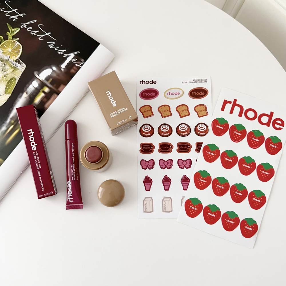 Hot Rhode Lip Gloss Cheek Blus - đánh giá và giá Lip Balm