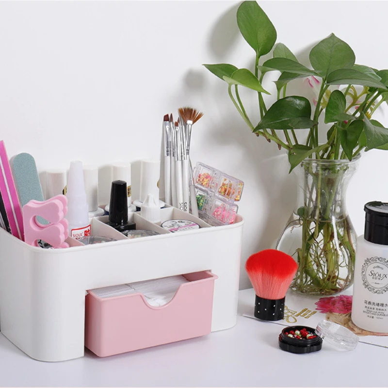 Nail Art Organizer Desktop Dra - đánh giá và giá Lip Balm