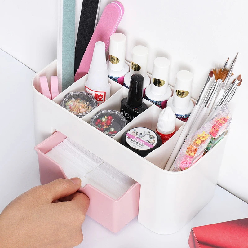 Nail Art Organizer Desktop Dra - đánh giá và giá Lip Balm